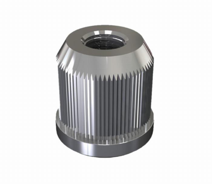 Insert fileté M12 pour tube ABS 1 mm