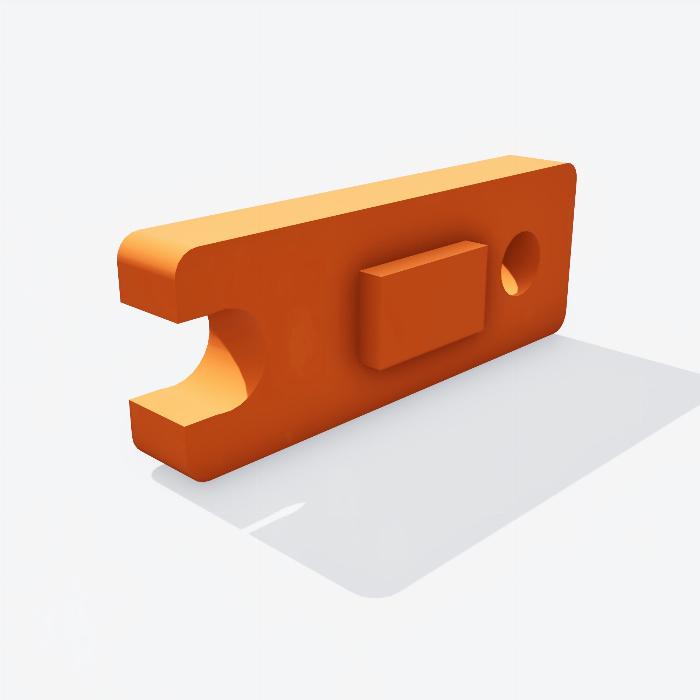 Bloc de support de rouleau - 3DP