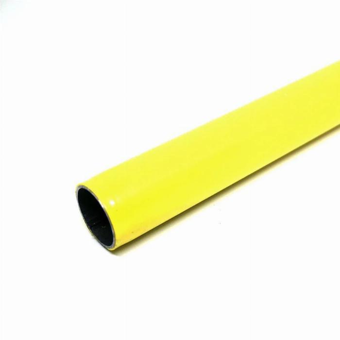 Circular tube steel Dia. 28x1mm yellow,1980mm