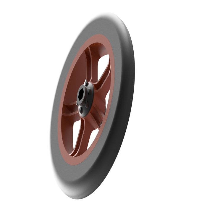 Roue de transport Roue pneumatique 304,8 mm avec jante PVC