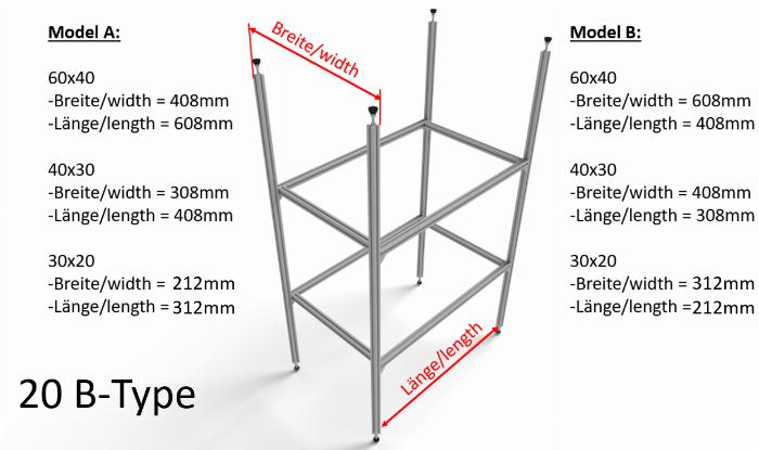 Configurateur garage arrière avec profilés en aluminium