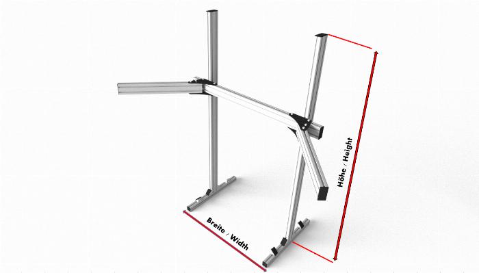 Met deze configurator kunt u uw simrig monitorstandaard op maat maken.