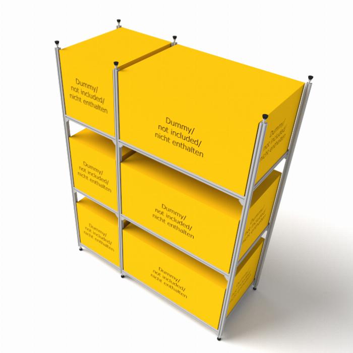 Dubbele plank achter garage/plank oplossing