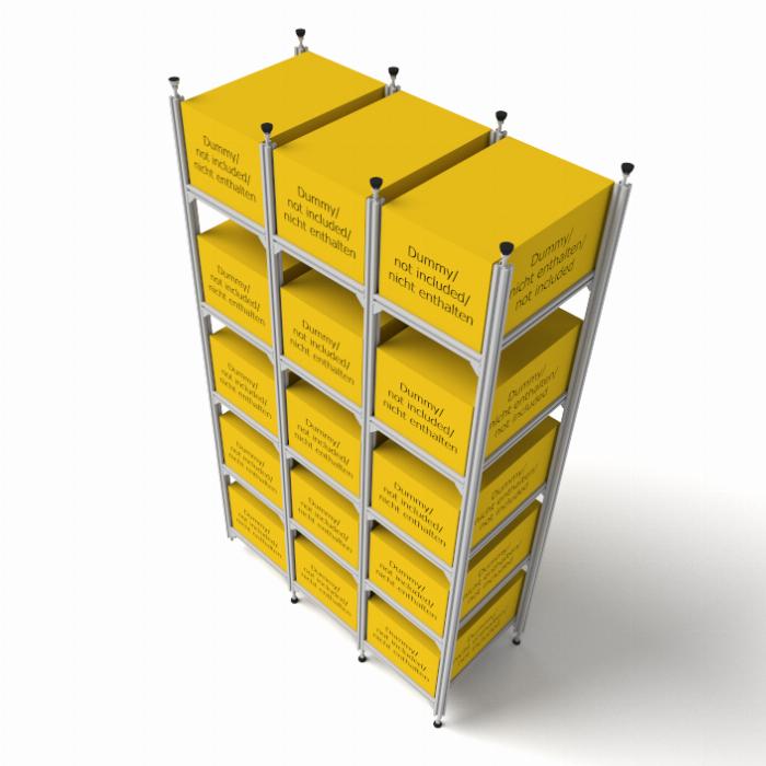 Oplossing voor garage/plank achter met drie planken