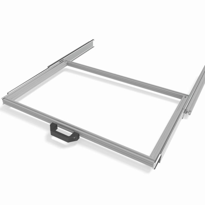 Configurator niveaus garage achterin met telescopische schuif