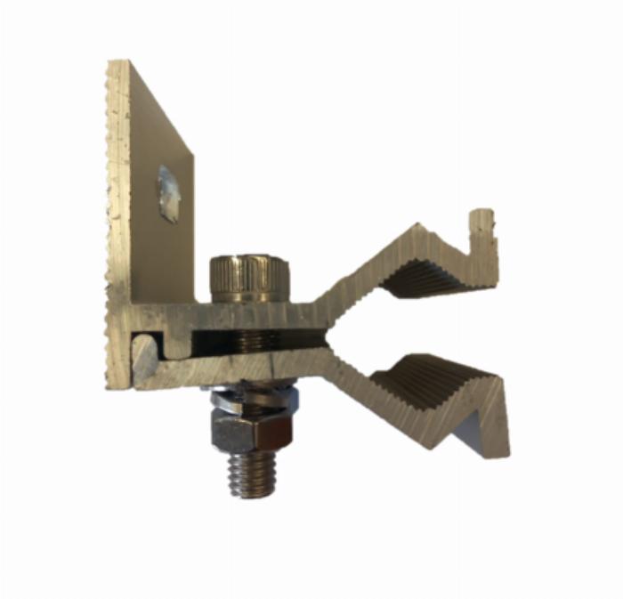 Pince à joint debout trapézoïdale Aluminium anodisé