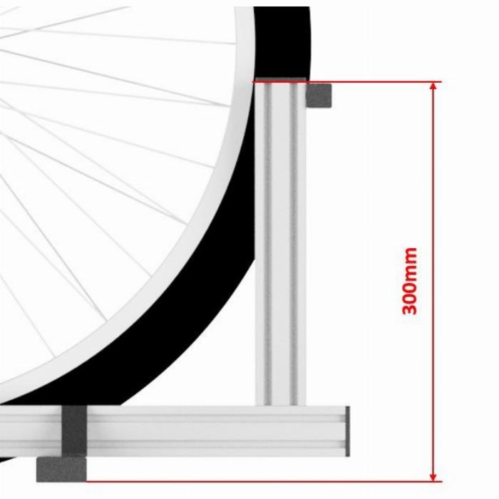 Configurateur pour le transport de vélos, vous pouvez choisir la longueur et la largeur des vélos
