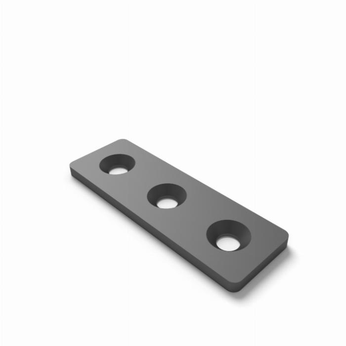 Connection Plate 20x60 steel black